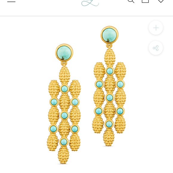 christina greene Jewelry - Christina Greene air of wonder chandelier earrings